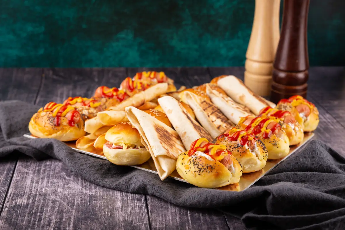 Takitosi, wrapsi, mini hot dog ketering